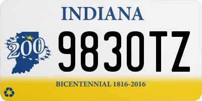 IN license plate 983OTZ