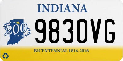 IN license plate 983OVG