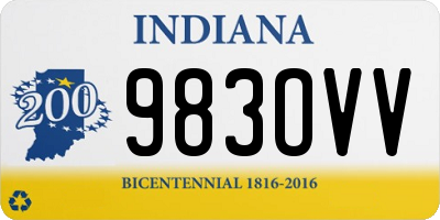 IN license plate 983OVV