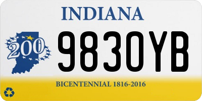 IN license plate 983OYB