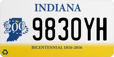 IN license plate 983OYH