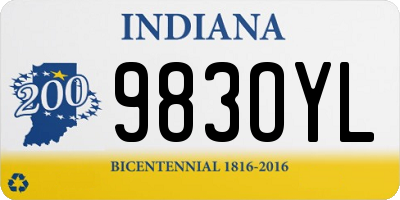 IN license plate 983OYL