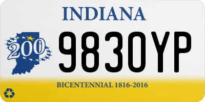 IN license plate 983OYP