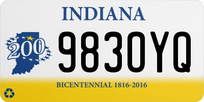 IN license plate 983OYQ