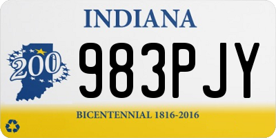 IN license plate 983PJY