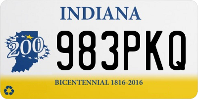 IN license plate 983PKQ