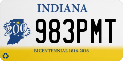 IN license plate 983PMT