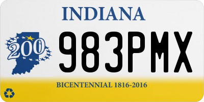 IN license plate 983PMX