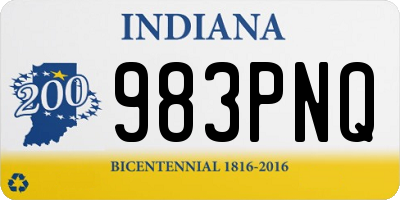 IN license plate 983PNQ