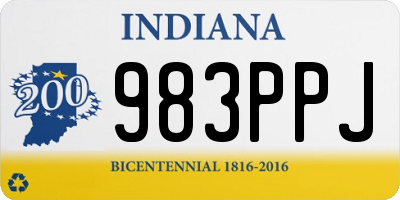 IN license plate 983PPJ