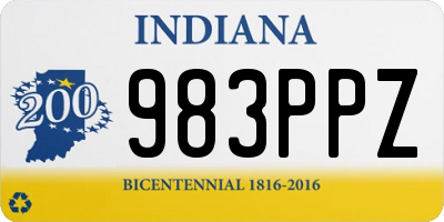 IN license plate 983PPZ