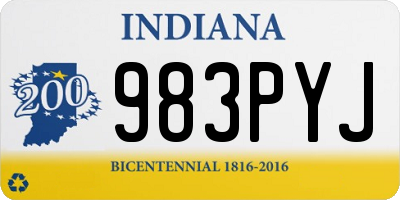IN license plate 983PYJ