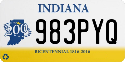 IN license plate 983PYQ