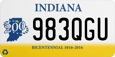 IN license plate 983QGU