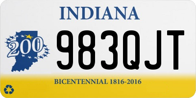 IN license plate 983QJT