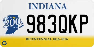 IN license plate 983QKP