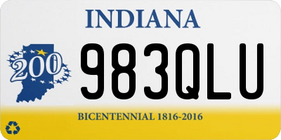 IN license plate 983QLU