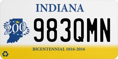 IN license plate 983QMN