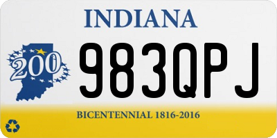 IN license plate 983QPJ