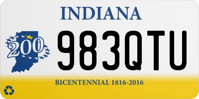 IN license plate 983QTU