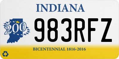 IN license plate 983RFZ