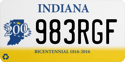 IN license plate 983RGF