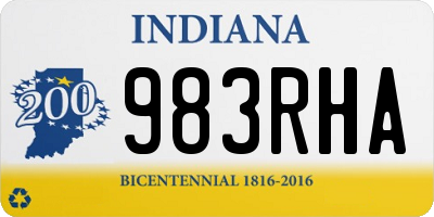 IN license plate 983RHA