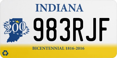 IN license plate 983RJF