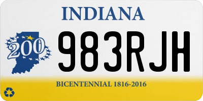 IN license plate 983RJH