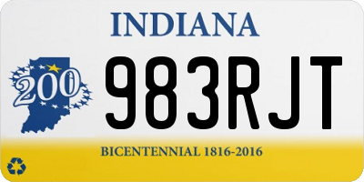 IN license plate 983RJT