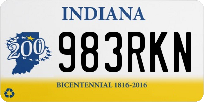 IN license plate 983RKN