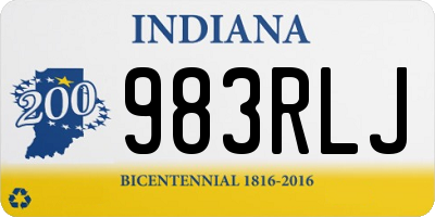 IN license plate 983RLJ