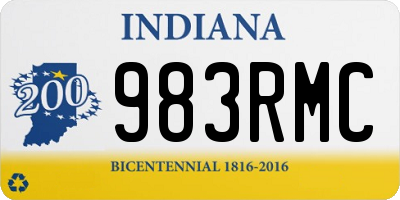 IN license plate 983RMC