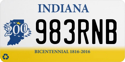 IN license plate 983RNB