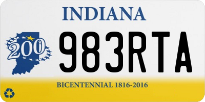 IN license plate 983RTA