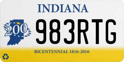 IN license plate 983RTG