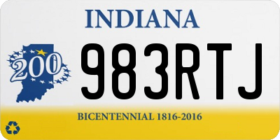 IN license plate 983RTJ