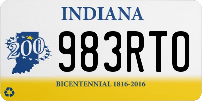 IN license plate 983RTO