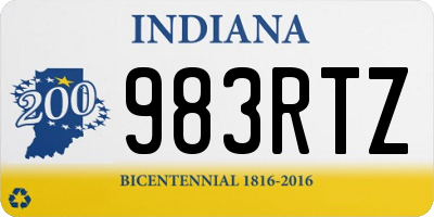 IN license plate 983RTZ