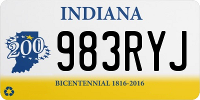 IN license plate 983RYJ