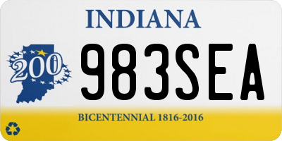 IN license plate 983SEA