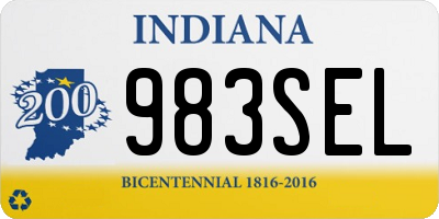 IN license plate 983SEL