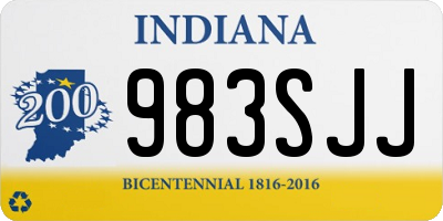 IN license plate 983SJJ