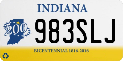 IN license plate 983SLJ