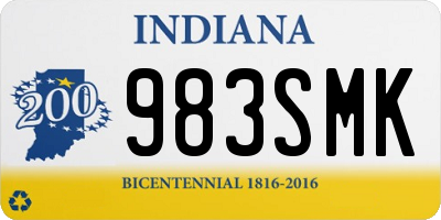 IN license plate 983SMK