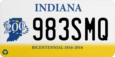 IN license plate 983SMQ