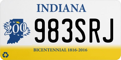 IN license plate 983SRJ