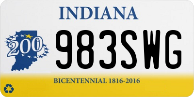 IN license plate 983SWG