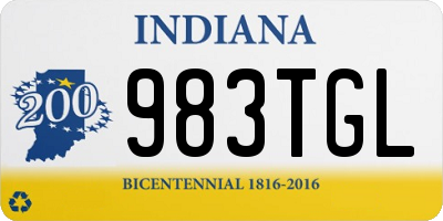 IN license plate 983TGL