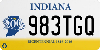 IN license plate 983TGQ